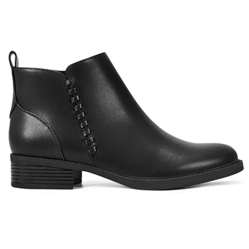 Easy Spirit Women's Lorand Almond Toe Block Heel Casual Booties